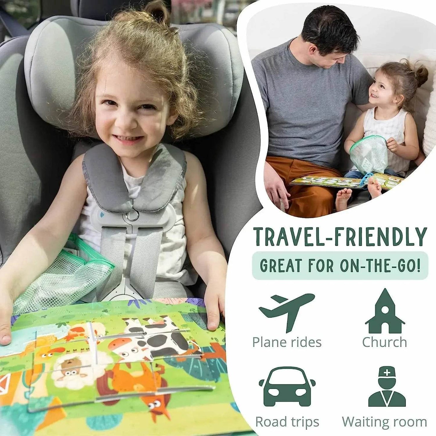 Montessori - Busy Book Stickers, Puzzles, & Games - Shop Jobie