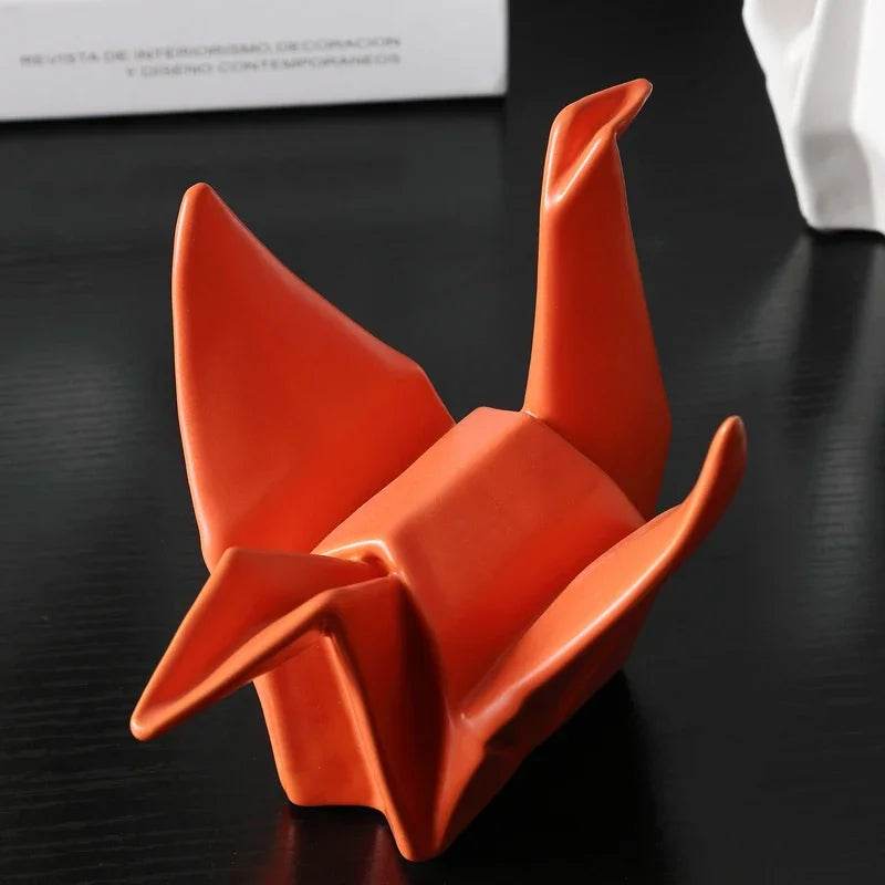 Modern Abstract Origami Bird Figurine - Shop Jobie