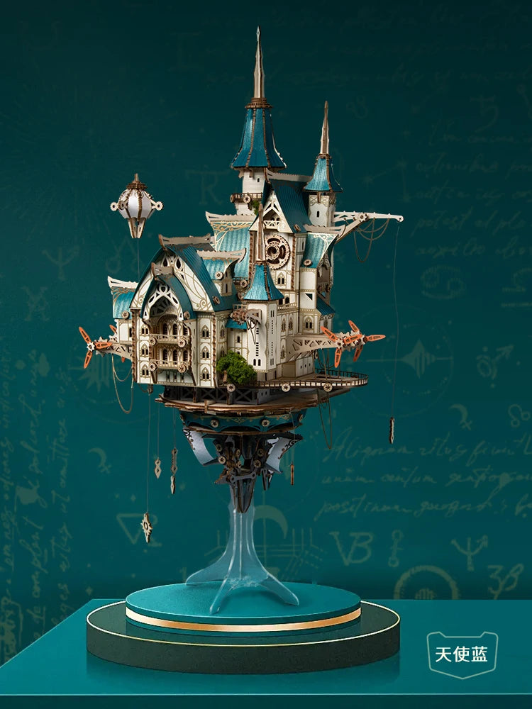 3D Wooden Puzzle DIY Kits - 699pc Fantasy Steam Castle