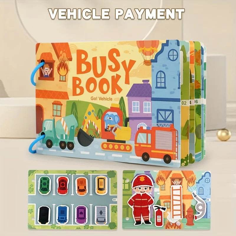 Montessori - My First Quiet Book Paste - Shop Jobie