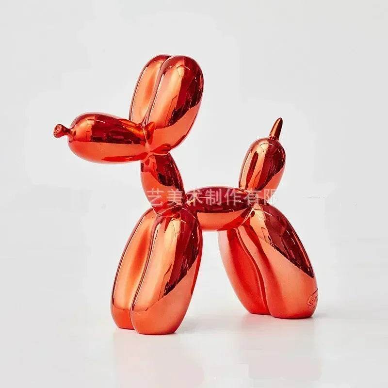 Metallic Resin Balloon Dog Figurine - Shop Jobie