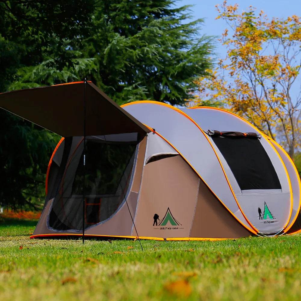 Outdoor 3-8 Person Automatic Pop Up Tent - Shop Jobie