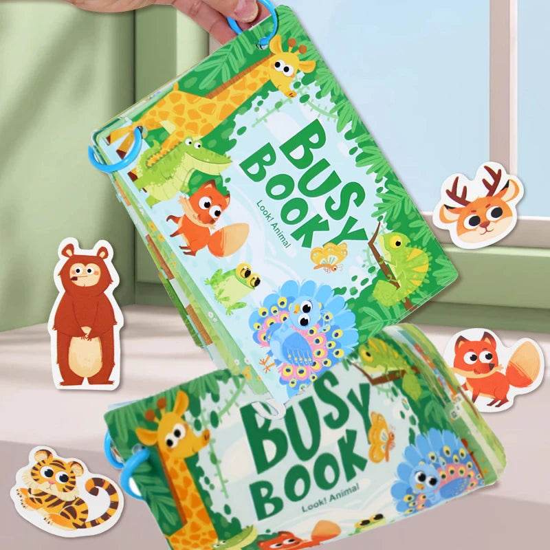 Montessori - My First Quiet Book Paste - Shop Jobie