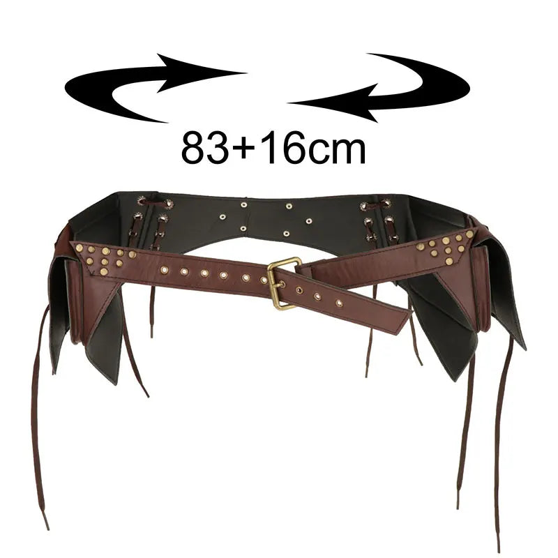 Steampunk-Style Armor Belt Satchel