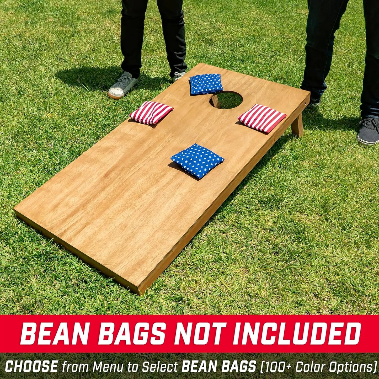 Regulation Wooden Cornhole Board Set