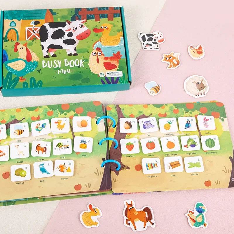 Montessori - Busy Book Stickers, Puzzles, & Games - Shop Jobie