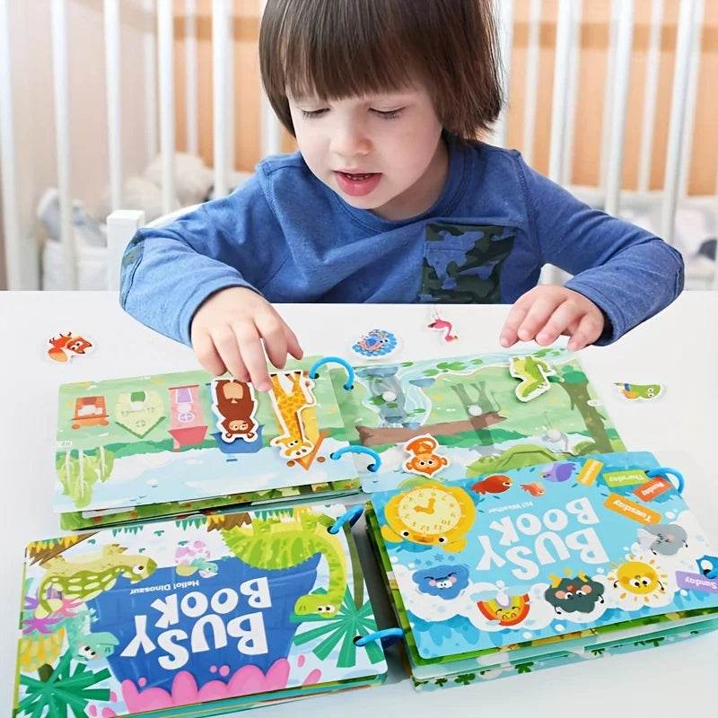 Montessori - My First Quiet Book Paste - Shop Jobie