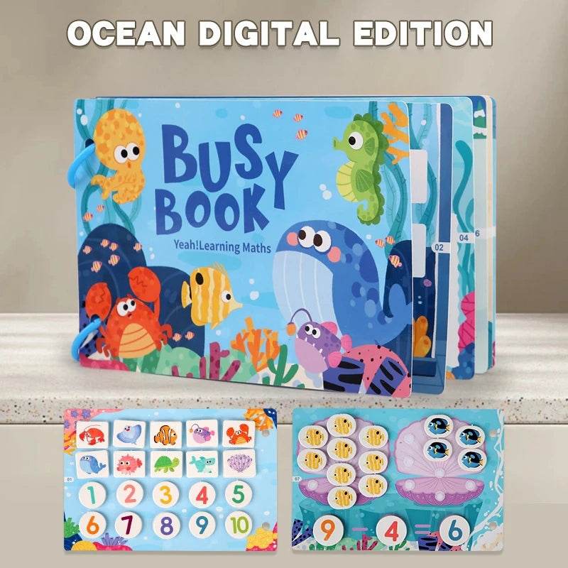 Montessori - My First Quiet Book Paste - Shop Jobie