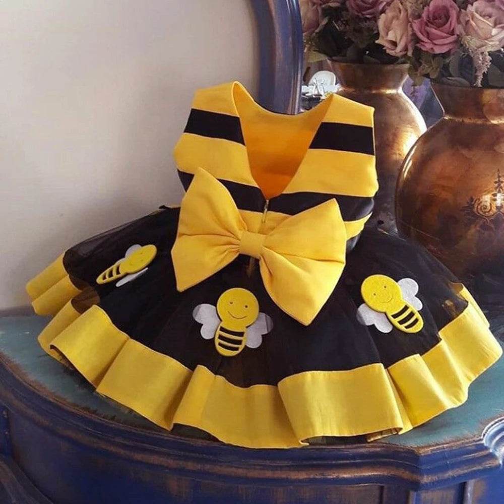 Bee Print Kids Dress - Shop Jobie