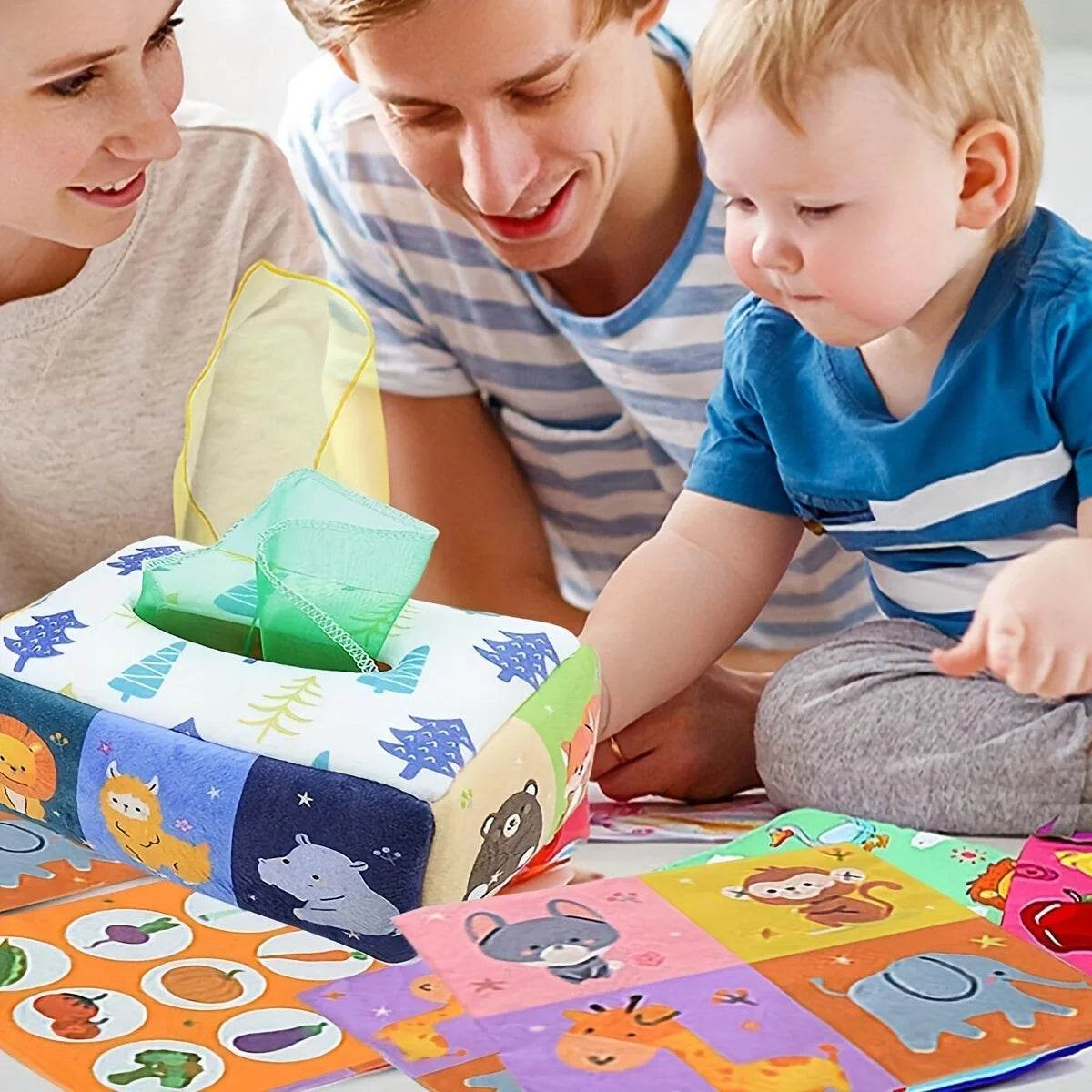 Montessori - Magic Tissue Box Early Learning Activity Game - Shop Jobie