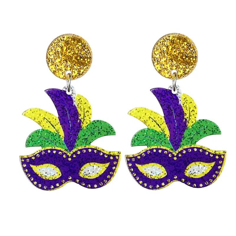 Mardi Gras Carnival - Earrings - Shop Jobie