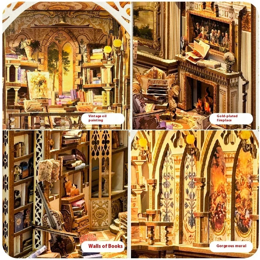 DIY Puzzles - Wooden Book Nook Kit