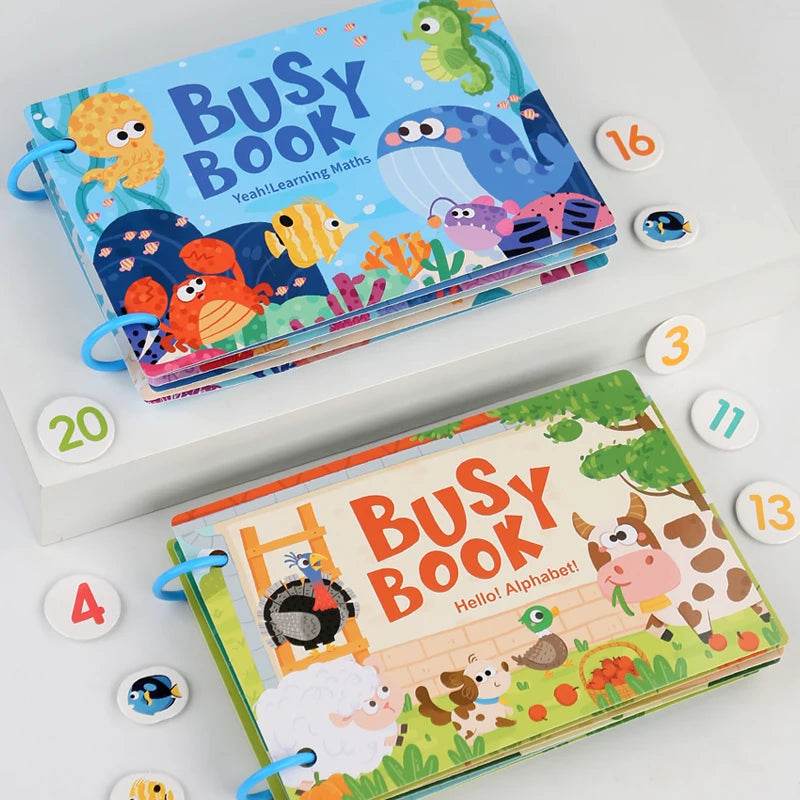 Montessori - My First Quiet Book Paste - Shop Jobie