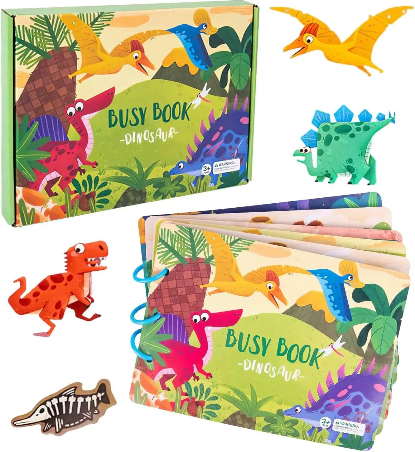 Montessori - Busy Book Stickers, Puzzles, & Games - Shop Jobie
