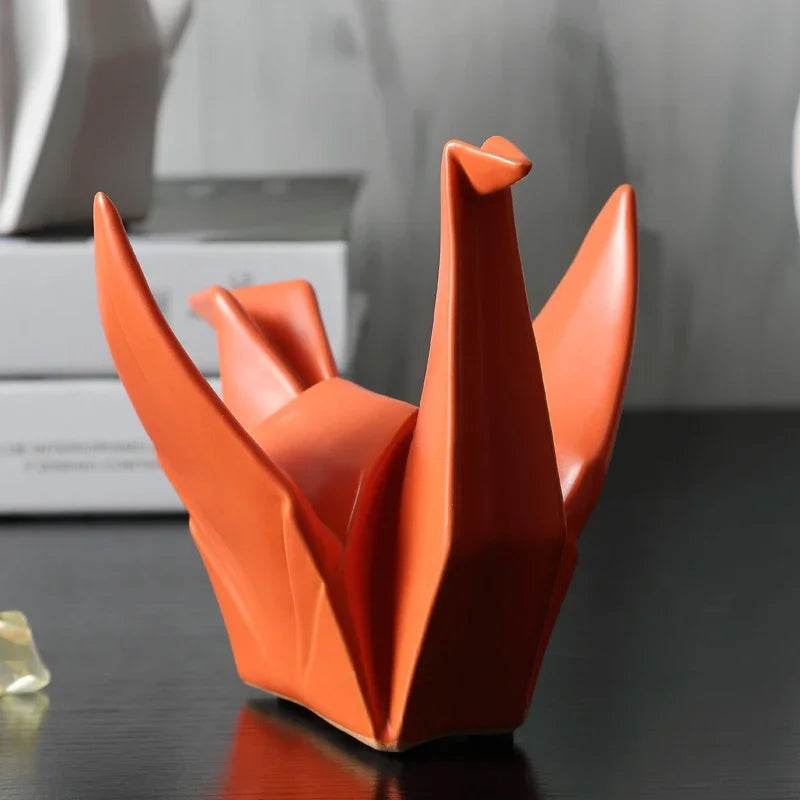 Modern Abstract Origami Bird Figurine - Shop Jobie