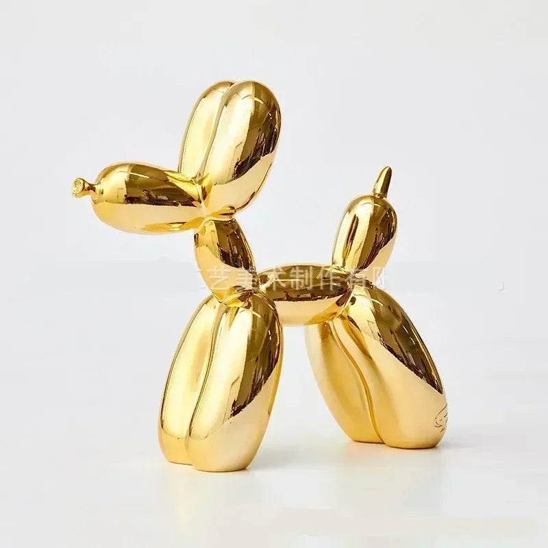 Metallic Resin Balloon Dog Figurine - Shop Jobie