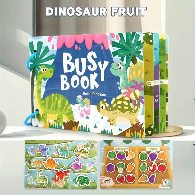 Montessori - My First Quiet Book Paste - Shop Jobie