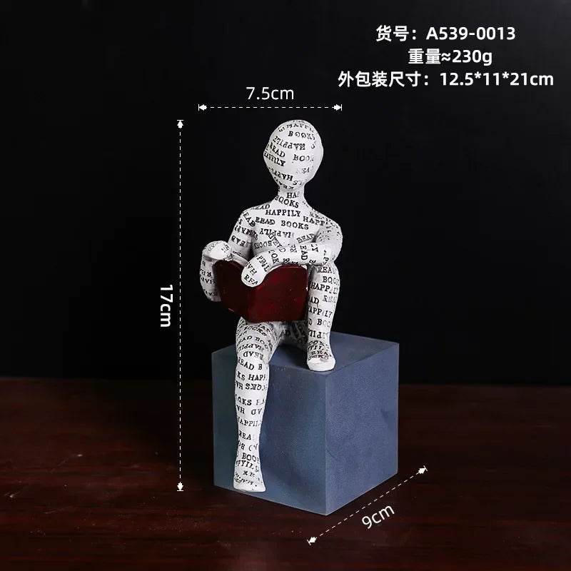 Reading Book Pulp Woman Thinker Statue - Shop Jobie