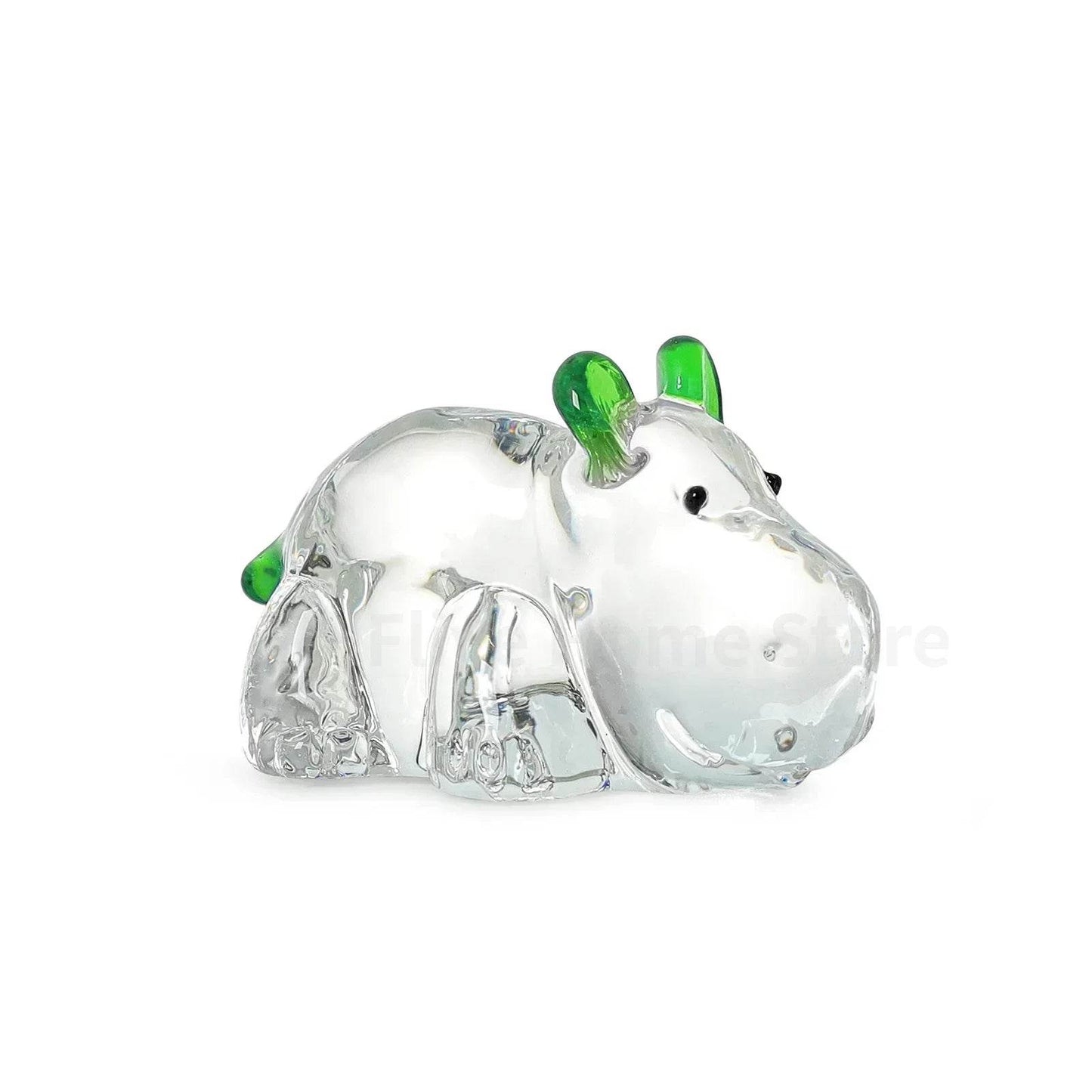Mini Glass Hippopotamus Figurines - Shop Jobie
