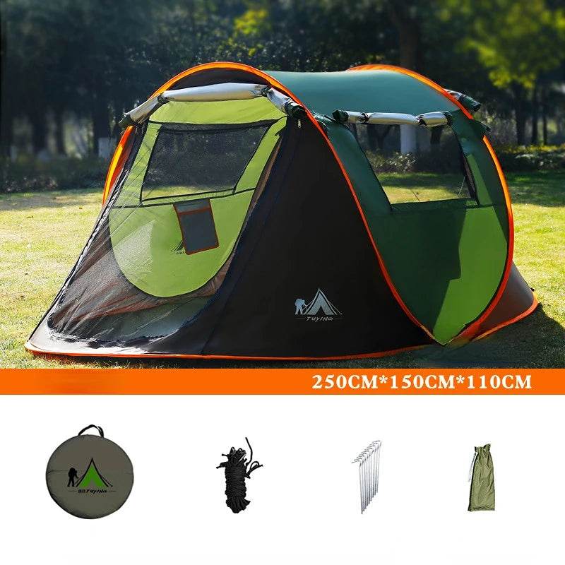 Outdoor 3-8 Person Automatic Pop Up Tent - Shop Jobie
