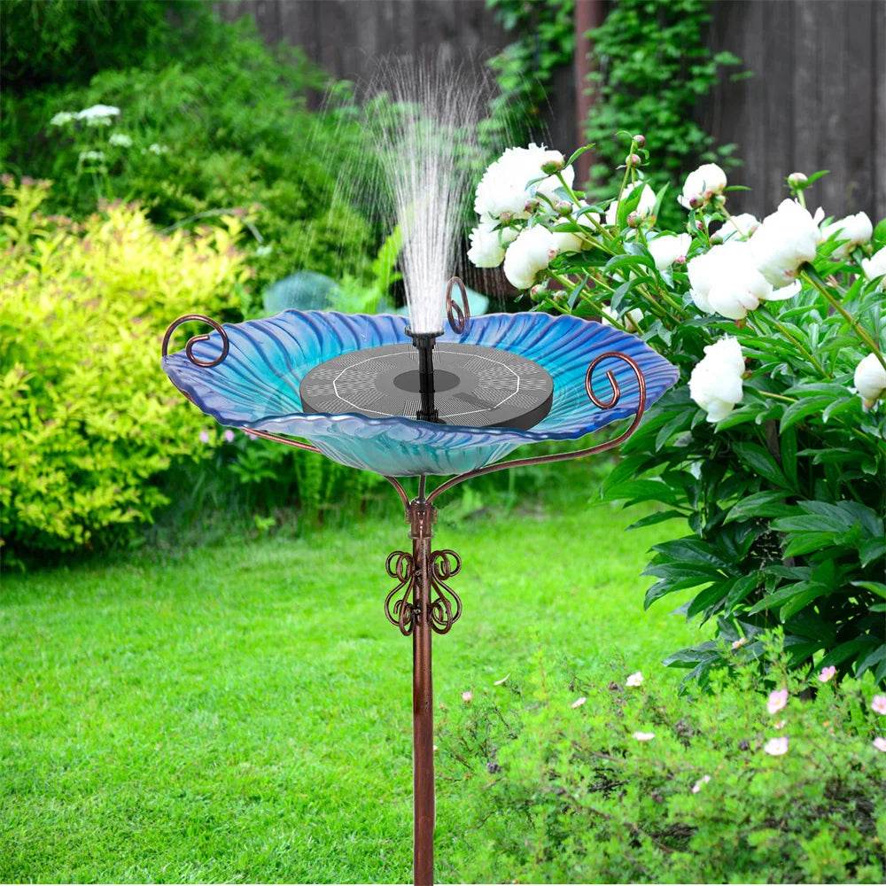 Large Outdoor Glass Bird Bath - Shop Jobie