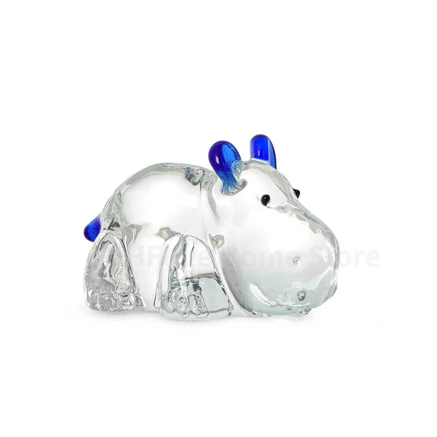 Mini Glass Hippopotamus Figurines - Shop Jobie