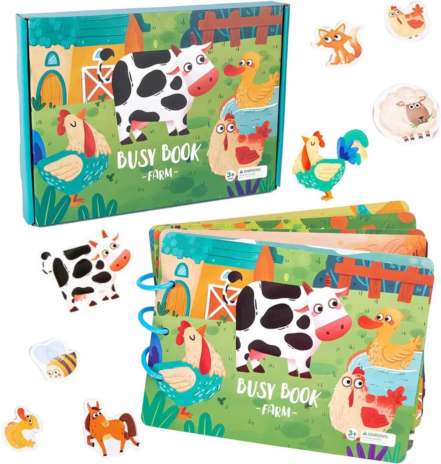 Montessori - Busy Book Stickers, Puzzles, & Games - Shop Jobie
