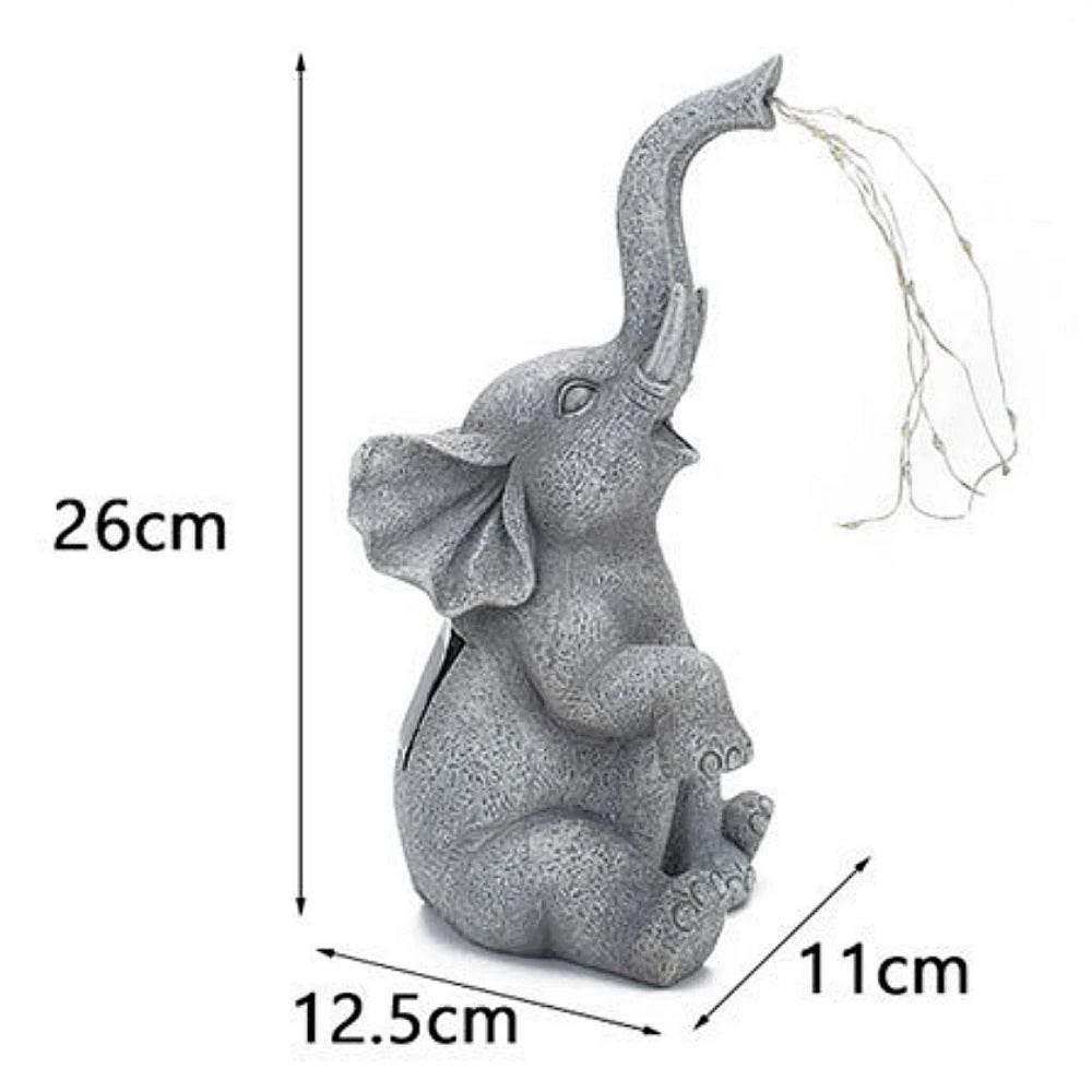 Solar Elephant Statue String Lights - Shop Jobie