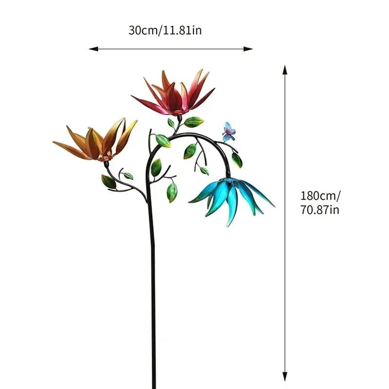Wind Spinner - Butterflies & Flowers - Shop Jobie