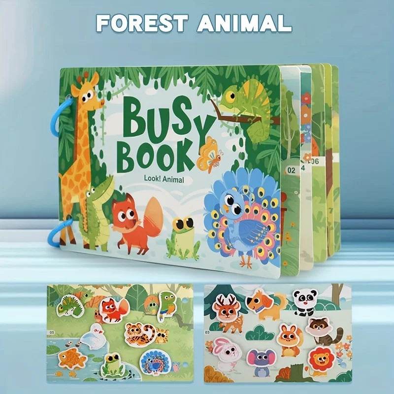 Montessori - My First Quiet Book Paste - Shop Jobie