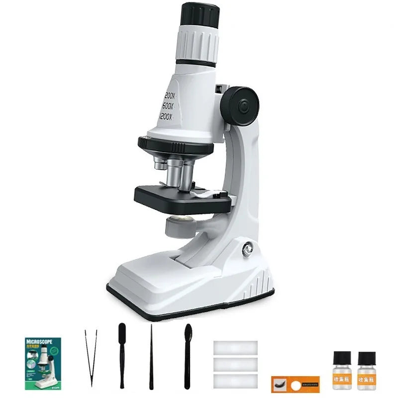 Childrens Pocket Microscope Kit w/LED Light