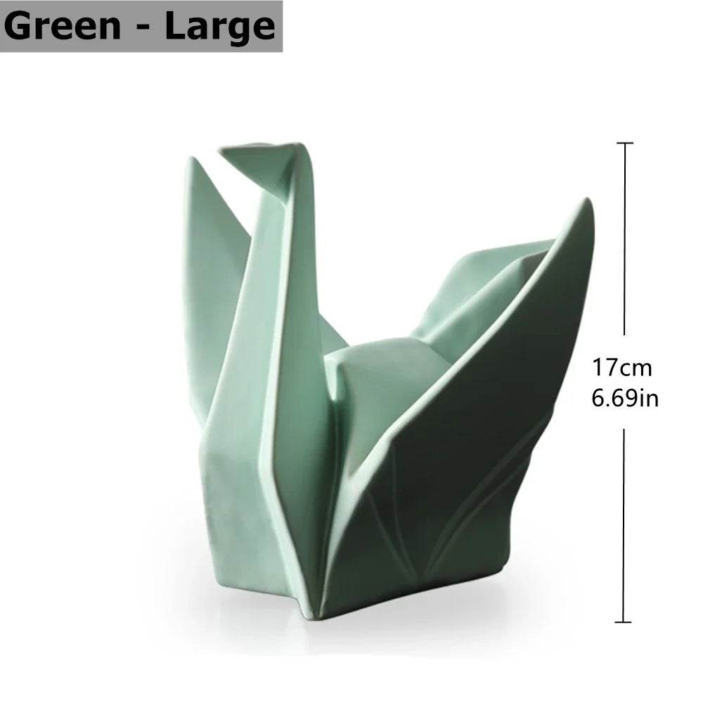 Modern Abstract Origami Bird Figurine - Shop Jobie