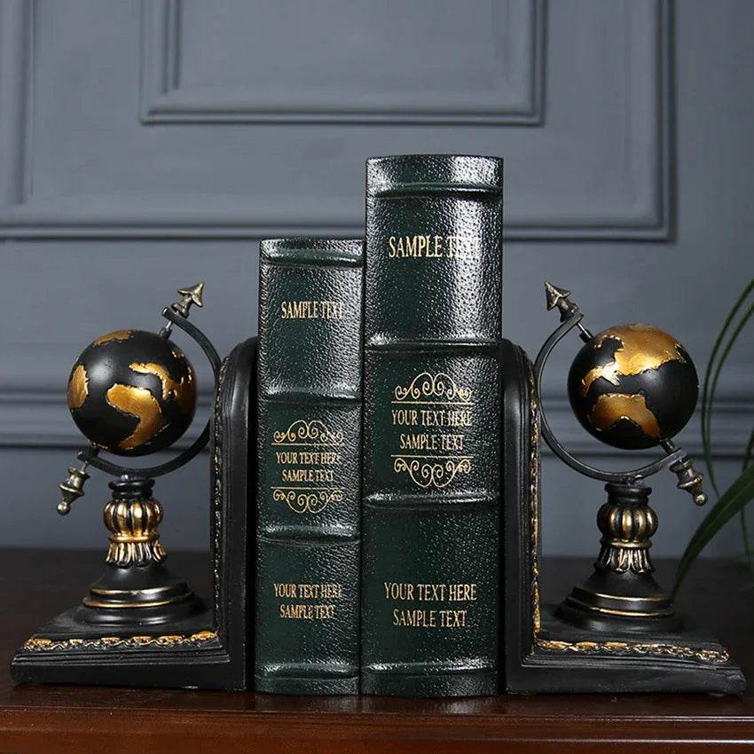 Bookends - Old World Retro Planet - Shop Jobie