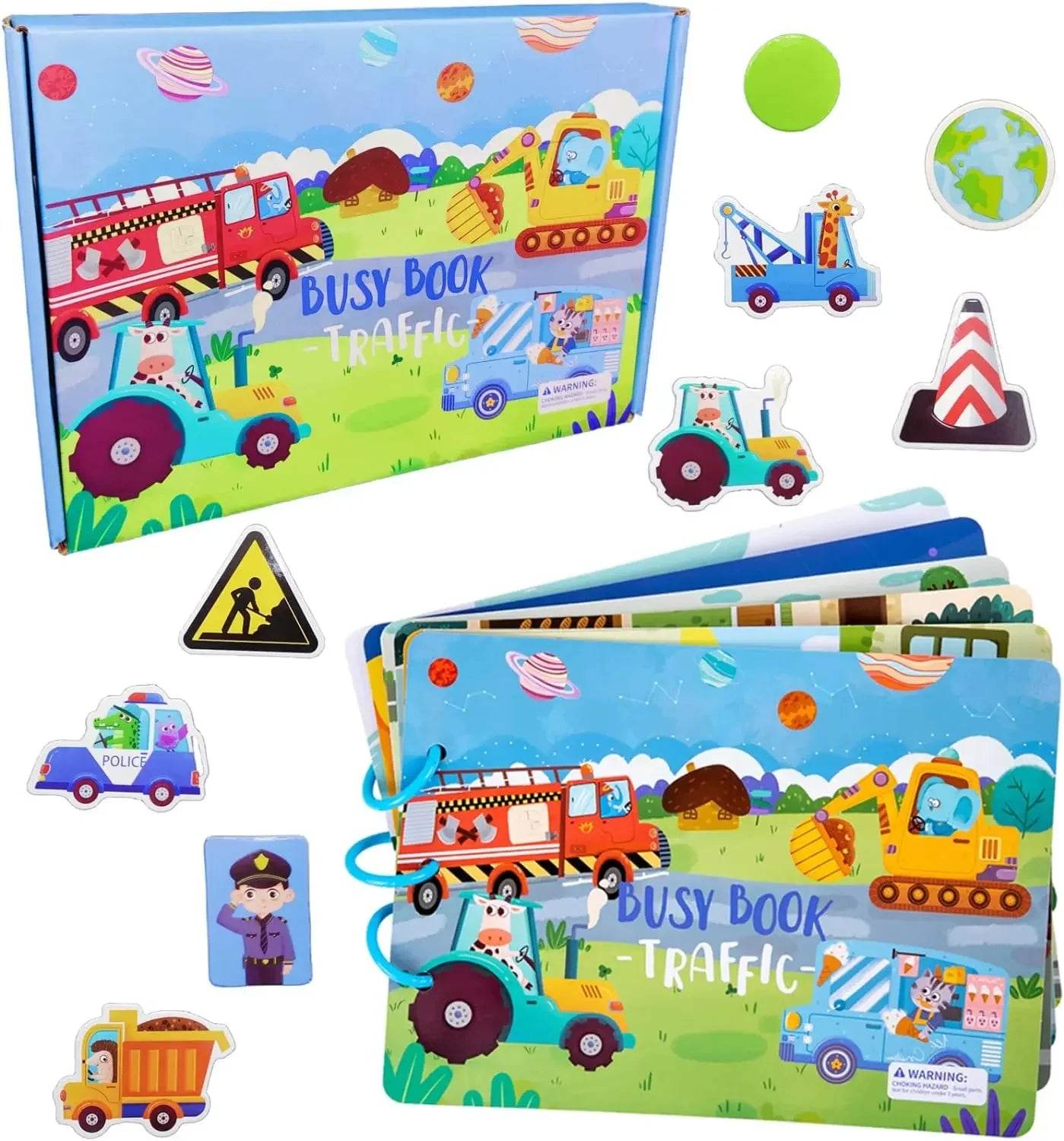 Montessori - Busy Book Stickers, Puzzles, & Games - Shop Jobie