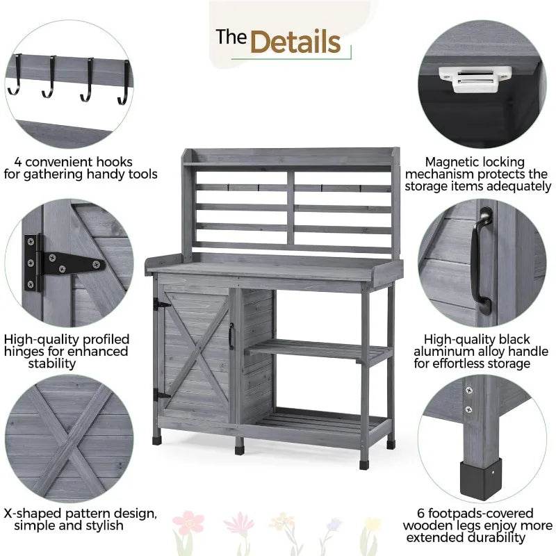 Gardner's Dream Outdoor Potting Bench - Shop Jobie