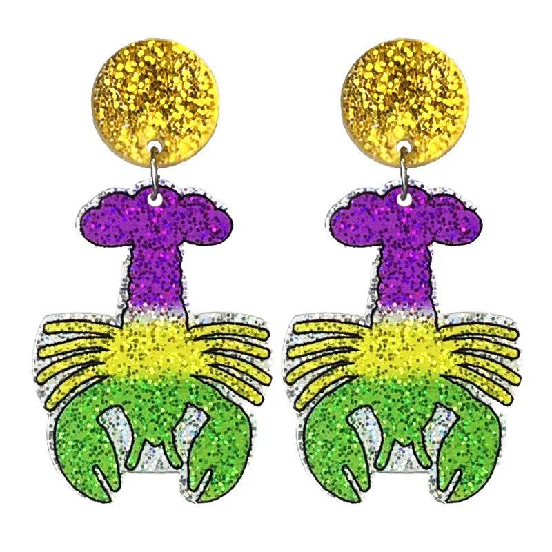 Mardi Gras Carnival - Earrings - Shop Jobie