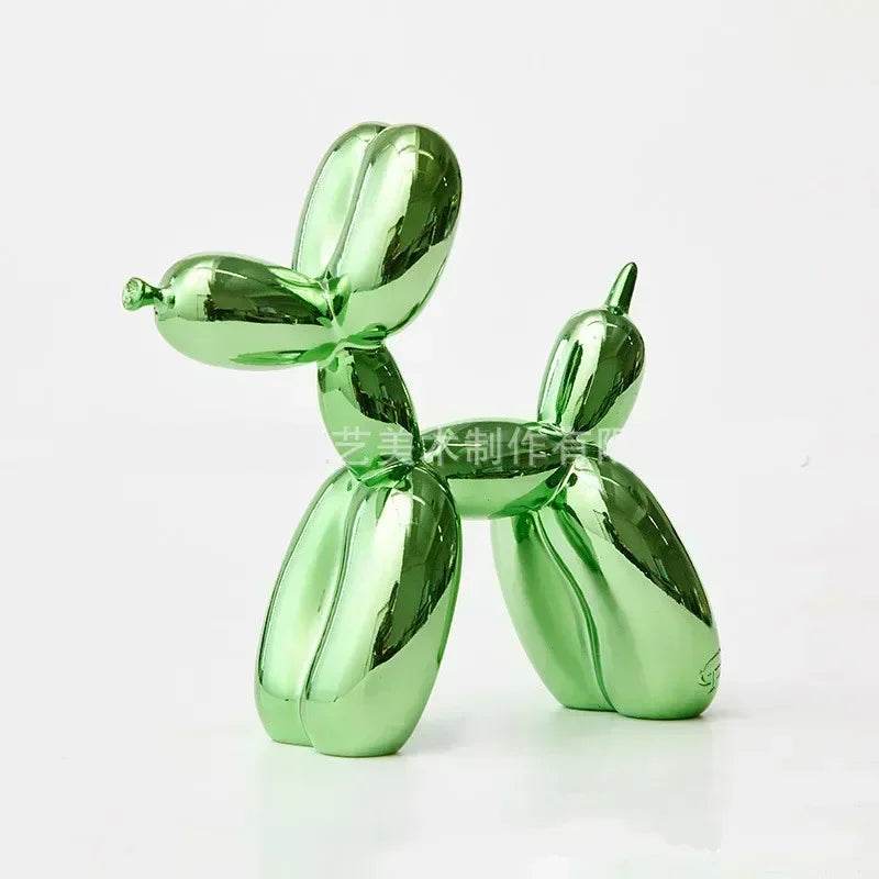 Metallic Resin Balloon Dog Figurine - Shop Jobie