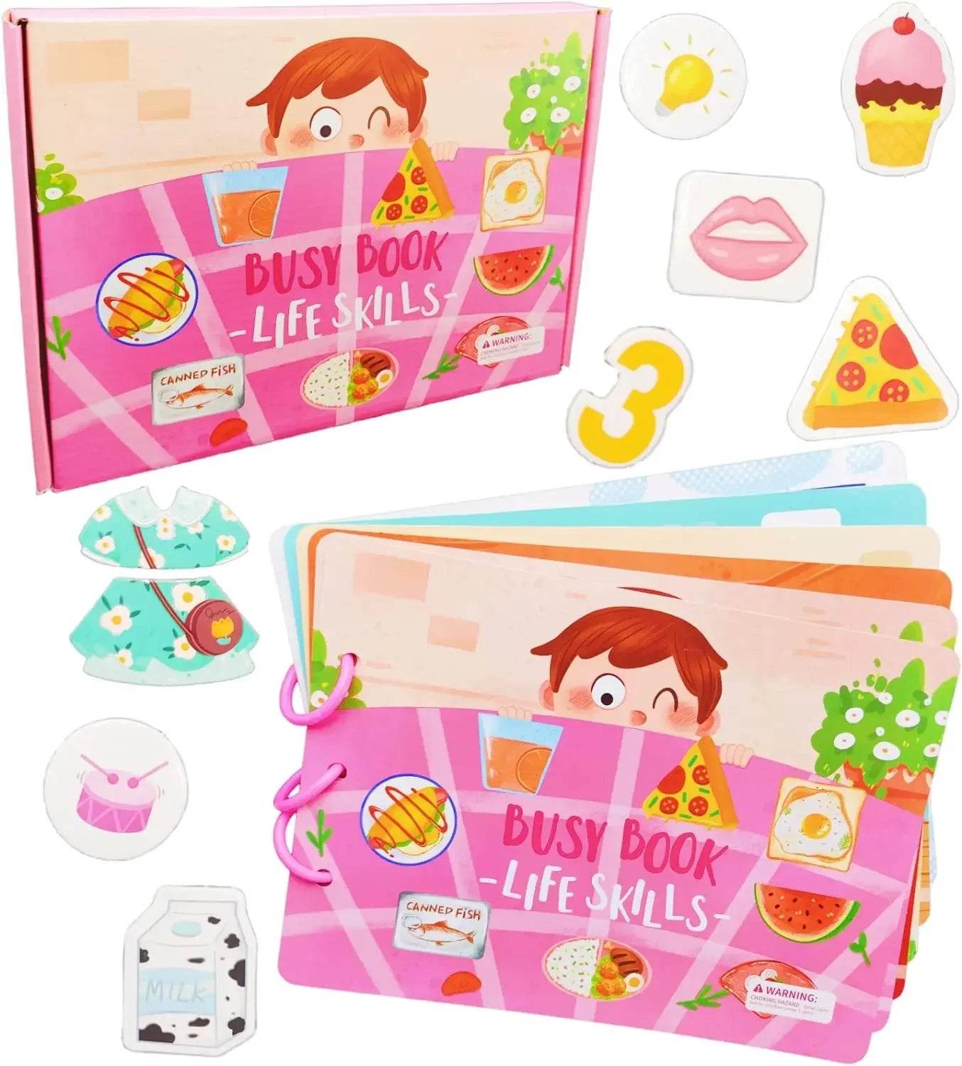 Montessori - Busy Book Stickers, Puzzles, & Games - Shop Jobie