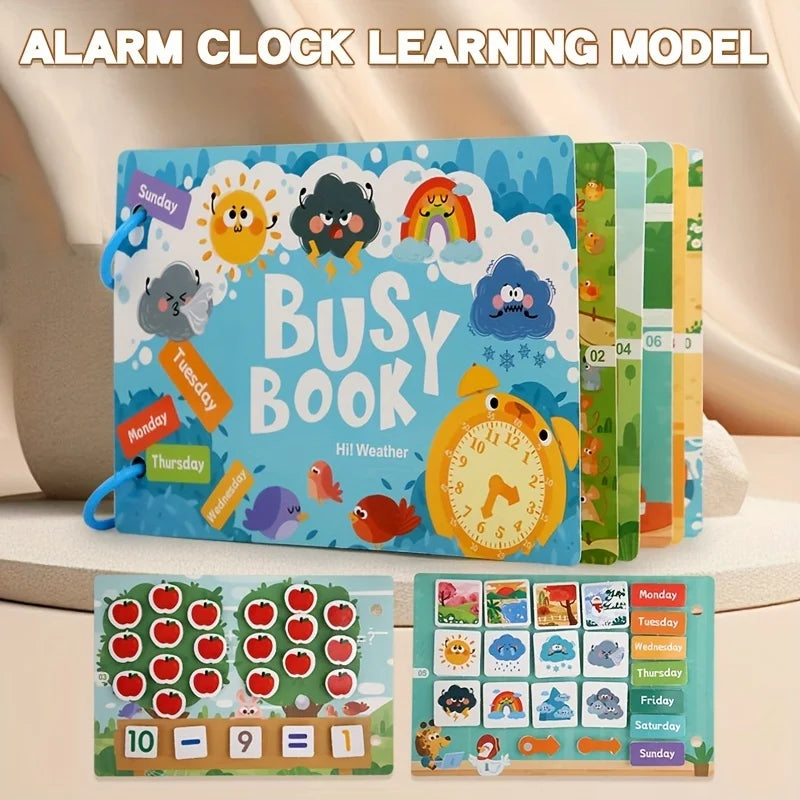 Montessori - Baby Busy Book Colors & Shapes