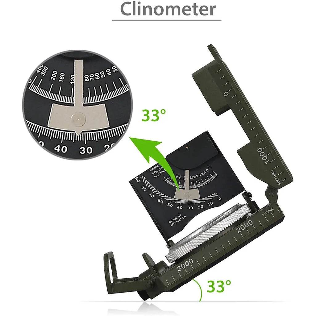 Outdoor Survival Gear- Military Compass - Shop Jobie