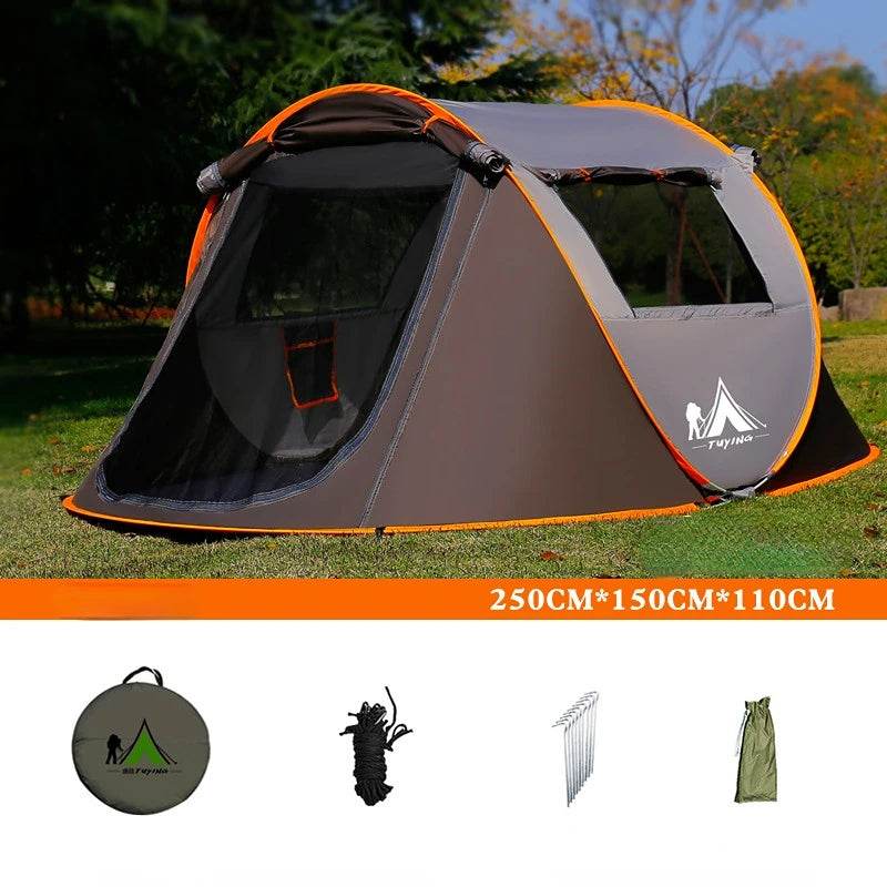 Outdoor 3-8 Person Automatic Pop Up Tent - Shop Jobie