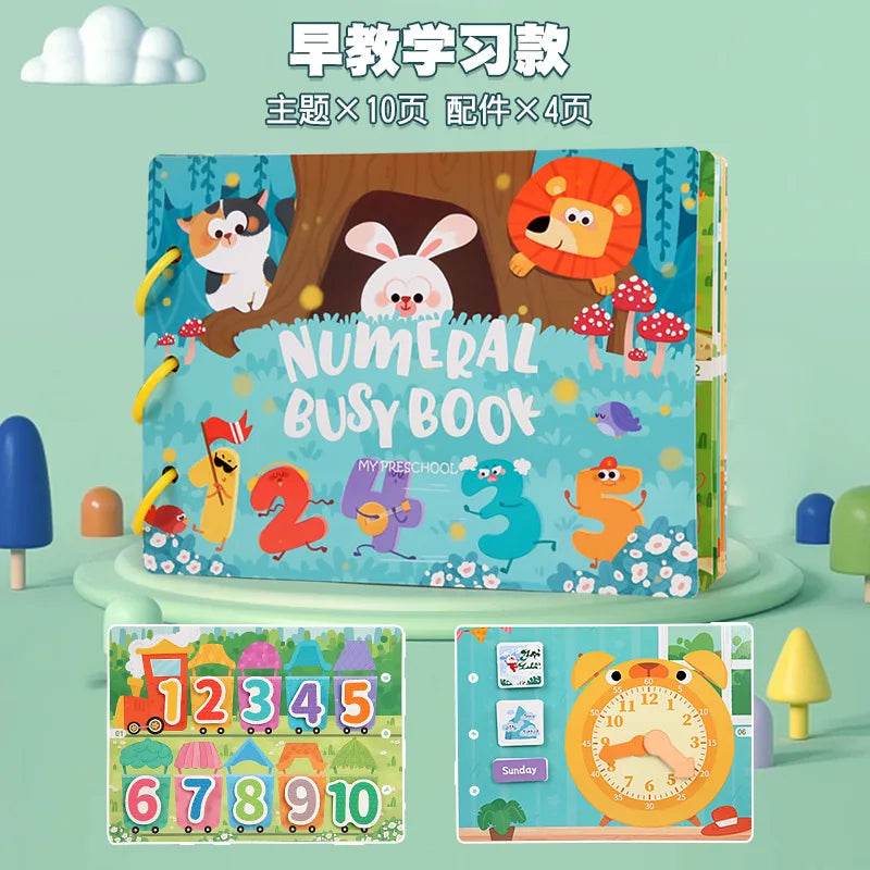 Montessori - Busy Book Stickers, Puzzles, & Games - Shop Jobie