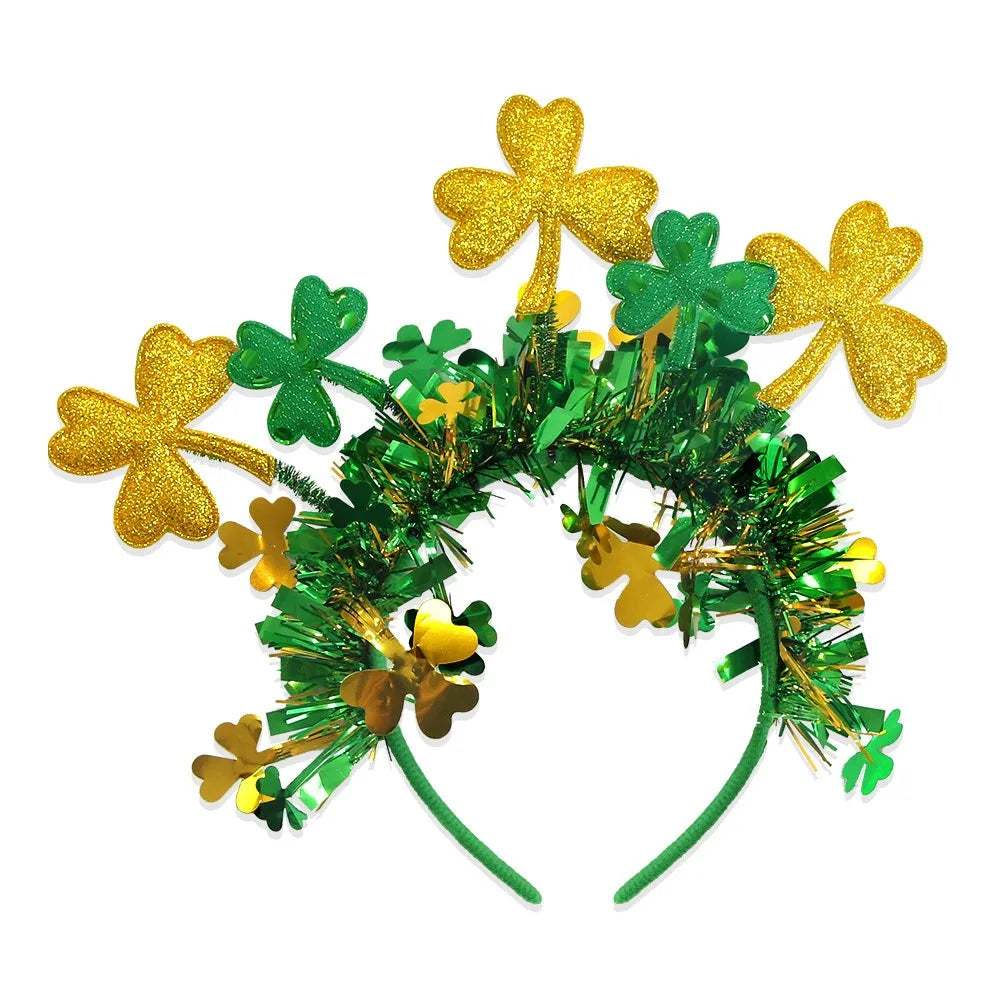 Fun & Fancy Irish Festival Shamrock Party Headbands