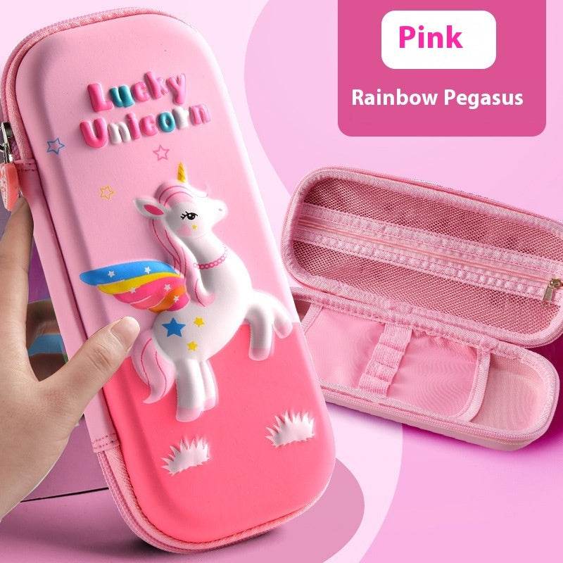 3D Leather Box Pencil Case - Shop Jobie
