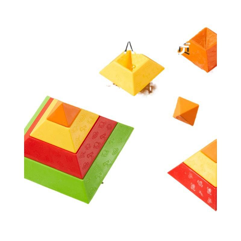 Montessori Inspired Rainbow Tower Building Blocks - Shop Jobie