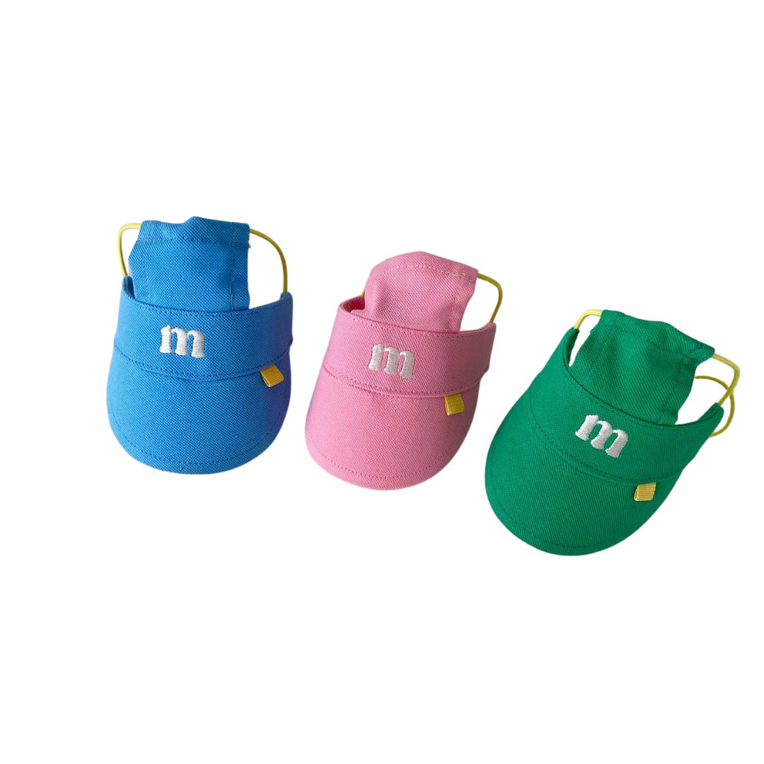 Embroidered "M" Sun Pet Hat