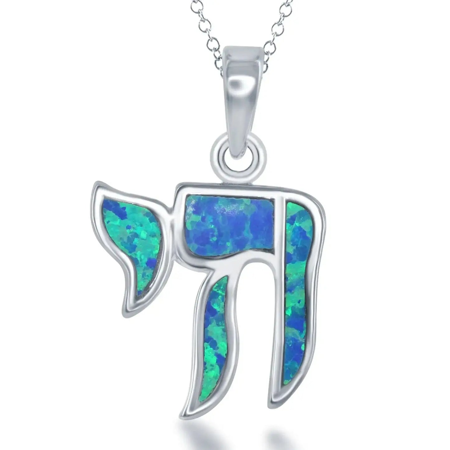 Star of David Fire Opal 925S Necklaces