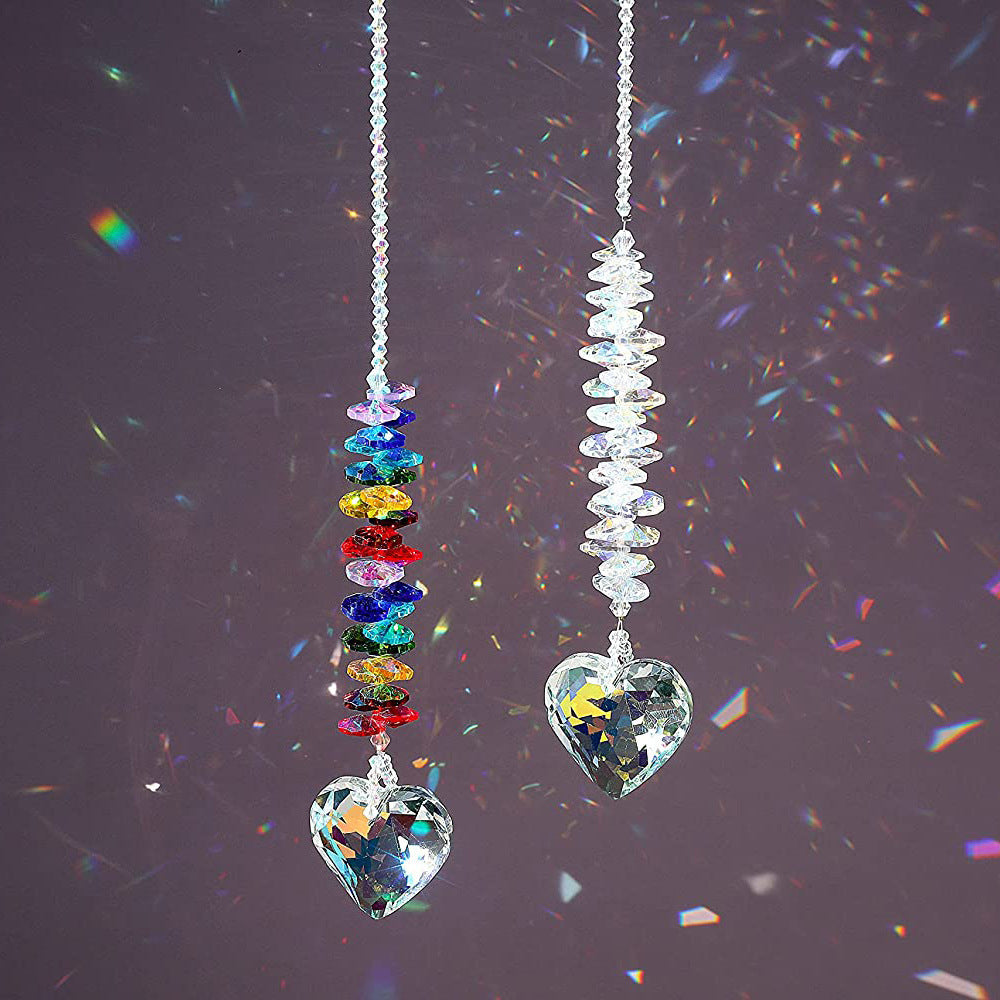 Crystal Heart Sun Catcher