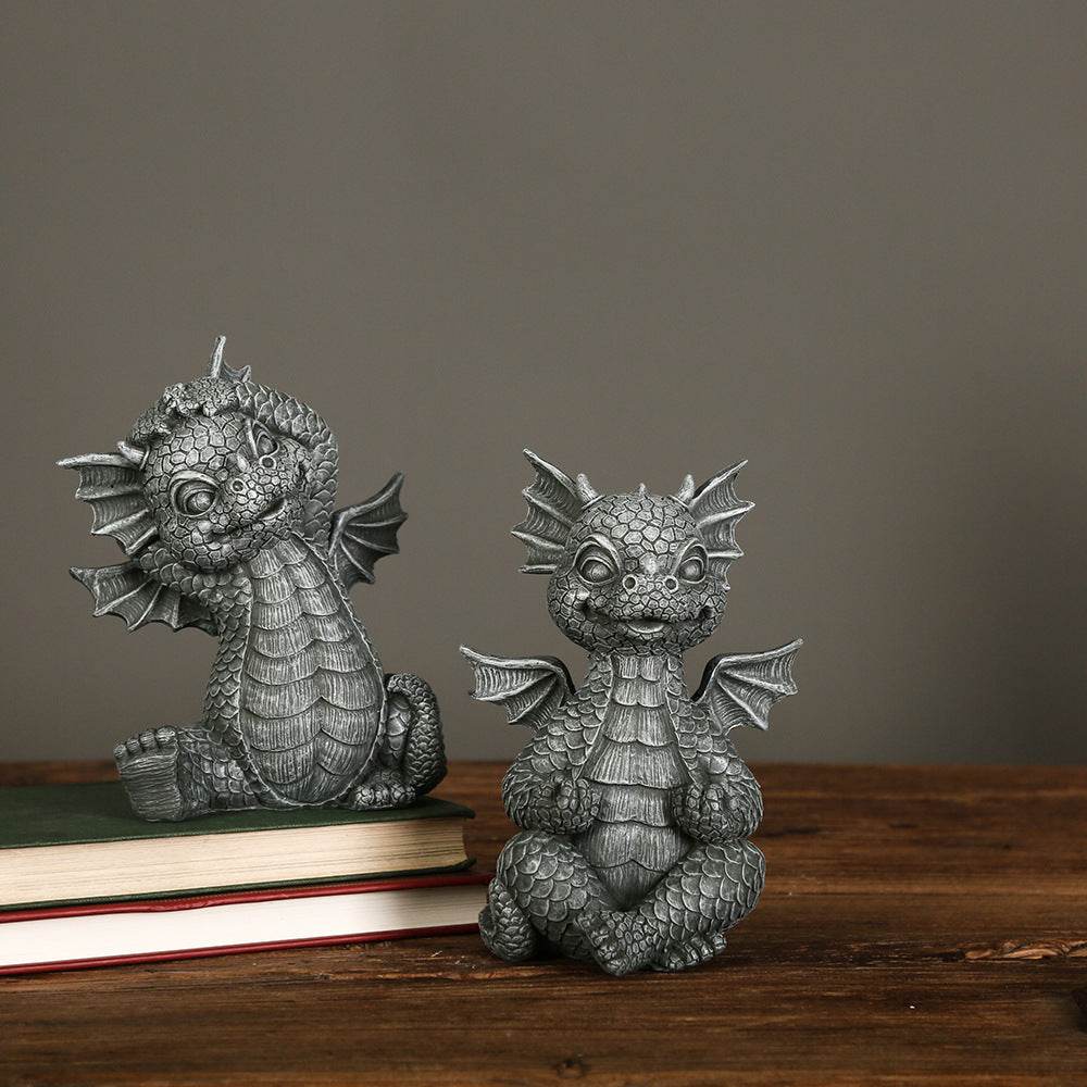 Reading Dragon Statue - Shop Jobie