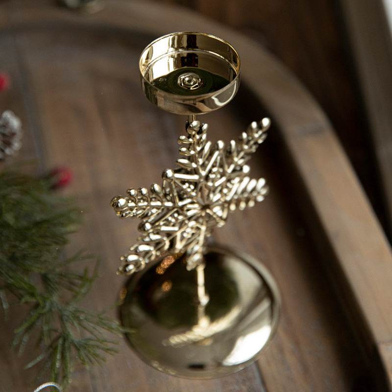 Christmas Golden Timeless Candle Holders - Shop Jobie